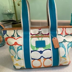 COACH SIGNATURE C COLORFUL HANDBAG AO6M-5660